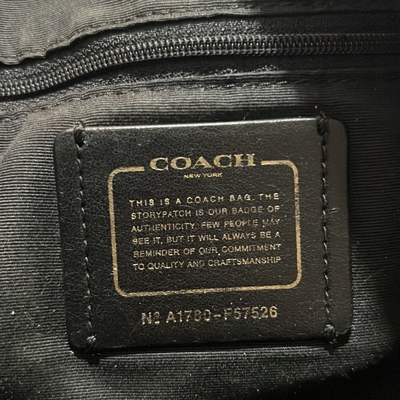 Coach Black Tote Bag - Picture 9 of 9